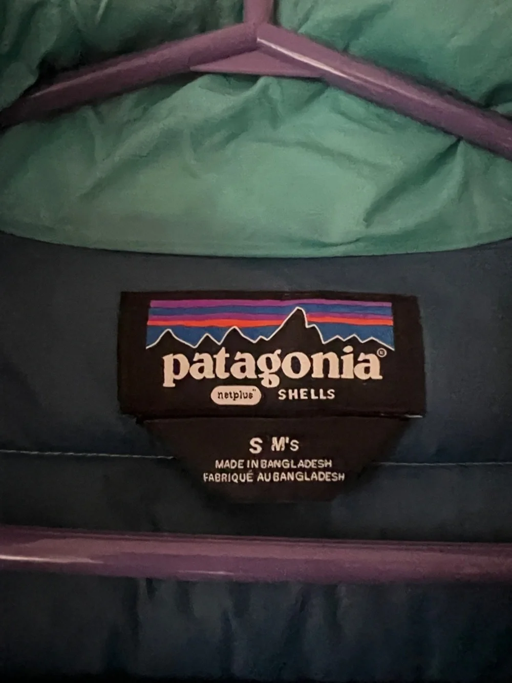 Patagonia Men’s Teal Puffy Down Jacket - Picture 4 of 7